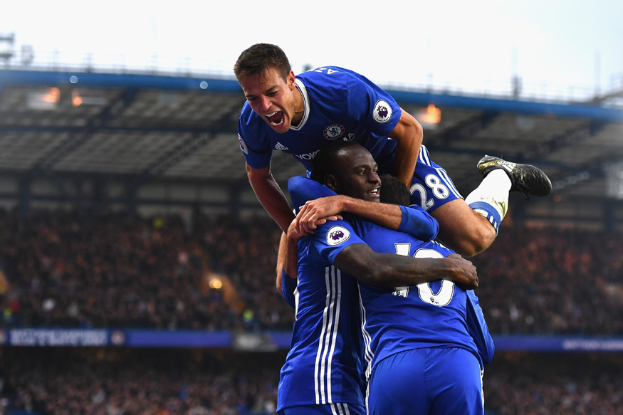 EPL: Victor Moses Downs Spurs to Lead Chelsea Back to Summit