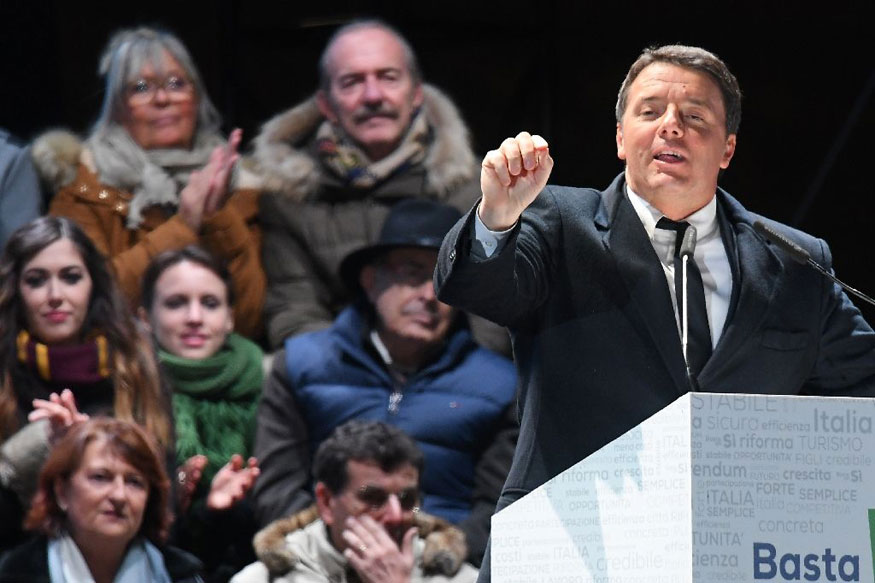 Italy's PM Renzi Announces Resignation After Defeat in Constitutional Referendum