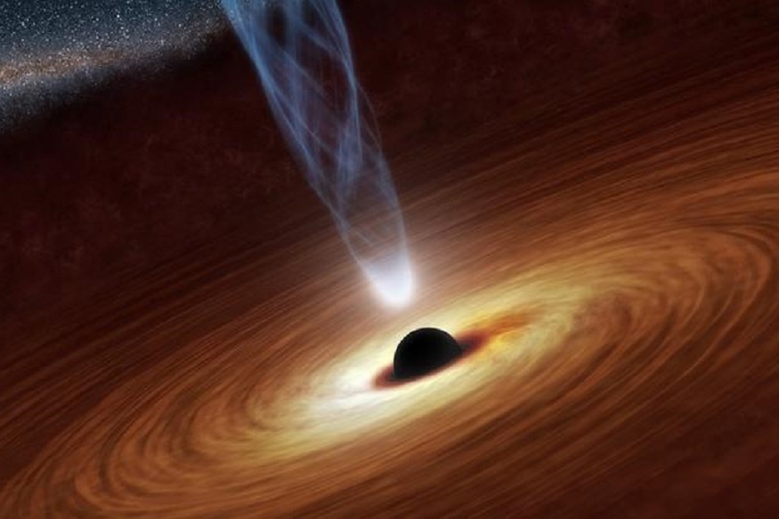Massive Black Hole Kicked Out of Galactic Core by Gravitational Forces