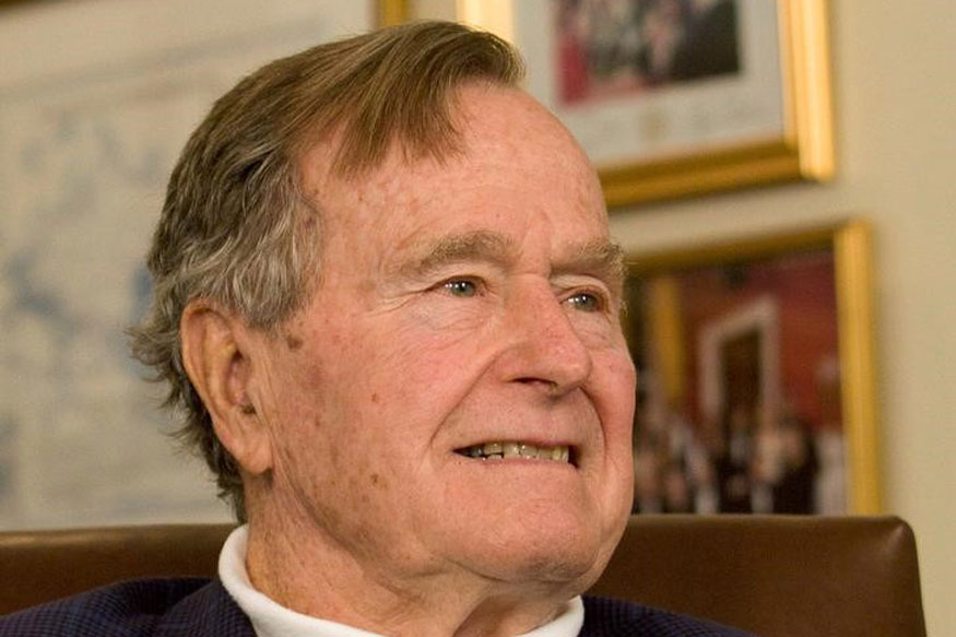 Former US President George H.W. Bush Hospitalised