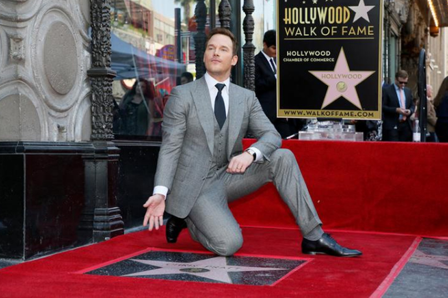 Chris Pratt Honoured With Star on Hollywood Walk of Fame