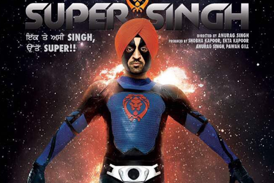 Super Singh Poster: Diljit Looks Like The Perfect 'Desi' Superhero With a Turban
