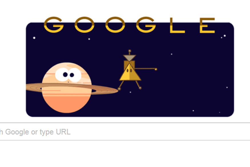 Google Doodle Marks Cassini Spacecraft's 'Grand Finale' of Saturn Mission