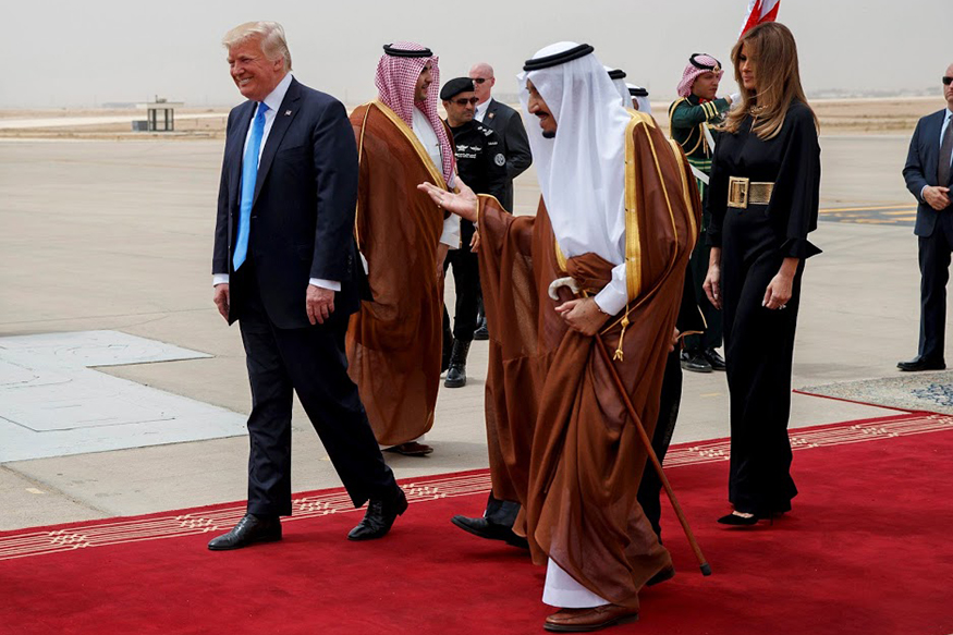 With Saudi Arabia, Trump Starts First Foreign Tour as Scandals Mount at Home