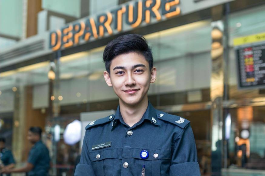 This Security Officer At The Singapore Airport Is Internet's Latest Heartthrob